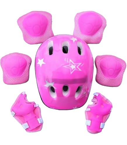 Amazon.co.jp: kufun スケボー プロテクター ヘルメット 大人 子供 7点